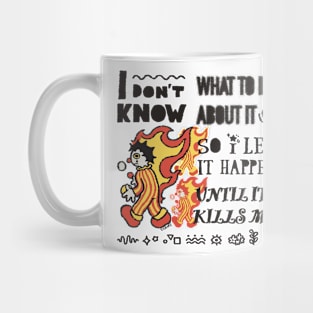 Clown on Fire Mug